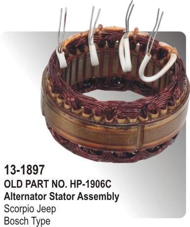Alternator Stator Assembly Scorpio Equivalent To Bosch Type Hp 13