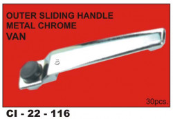 Car International Sliding Handle Metal (Chrome Plated) Maruti Van  CI-116