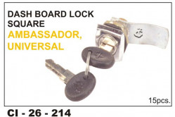 Car International Dash Board Lock Square Universal  CI-214