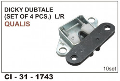 Car International Dicky Dubtail  Assembly (Stopper Dickymale & Female) Qualis (4Pc)  CI-1743