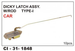 Car International Dicky Latch W/Rod Maruti Car 800 Type 1  CI-1848