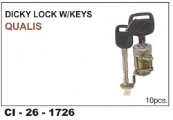 Car International Dicky Lock W/Key Qualis  CI-1726