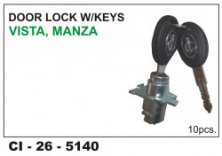 Car International Door Lock W/Keys Indica Vista, Indigo Manza, Xenon, Super Ace, Left  CI-5140L