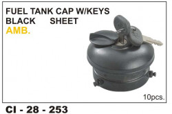 Car International Fuel Tank Cap Ambassador. Full Black.(Sheet)  CI-253