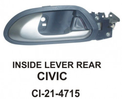 Car International Inner Door Handle / R C Lever Assembly Honda Civic Rear Right  Ci-4715R
