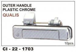 Car International Outer Door Handle Chrome Qualis Left  CI-1703L