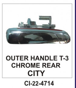Car International Outer Door Handle Honda CIty T-3 (Chrome Plated) Rear Left  CI-4714L