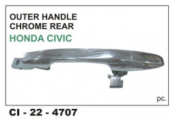 Car International Outer Door Handle Honda CIvic (Chrome Plated) Rear Left  CI-4707L