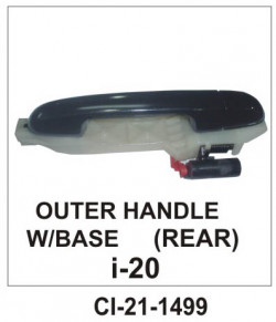 Car International Outer Door Handle I20 With Base Rear Left  CI-1499L