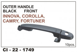 Car International Outer Door Handle Innova (Black) Front Left  CI-1749L