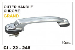 Car International Outer Door Handle Isuzu Grand Chrome Plated Left  CI-246L