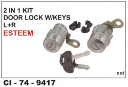Car International 2 In 1 Kit Door Lock W/Key Maruti Esteem  CI-9417