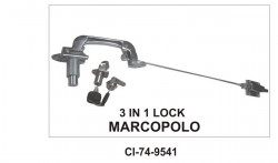 Car International 3 In 1 Lock Marcopolo  CI-9541