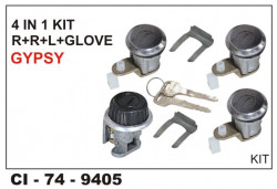 Car International 4 In 1 Car Lock Kit - 2 Doors Lock+ Dicky Lock+ Glove Box Lock Gypsy CI-9405