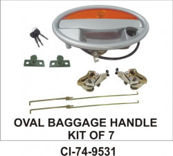 Car International Baggage Handle W/Kit Bus.(Oval Type)  CI-9531