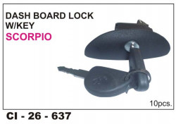 Car International Dash Board Lock W/Key Scorpio  CI-637