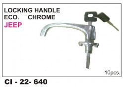 Car International Locking Handle Eco. (Chrome) Jeep  CI-640