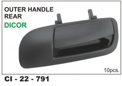 Car International Outer Door Handle Safari Dicor  Rear Left  CI-791L