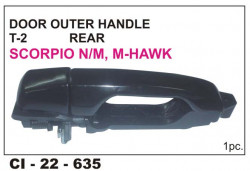 Car International Outer Door Handle Scorpio New Model Rear Left  CI-635L