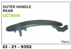 Car International Outer Door Handle Skoda, Octavia Rear Left  CI-9352L