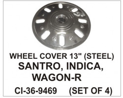 Car International Wheel Cover (Chrome) 13" Wagon-R, Santro, Indica  CI-9469