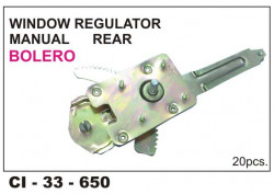 Car International Window Regulator (Manual) Bolero New Model Rear Left CI-650L