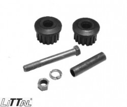 Littal 21-47  Kamani Bush Kit Front Maruti 800 (With Sleeve, Bolt & Rubber Bush)  