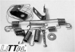 Littal T201  Rear Brake Shoe Spring Kit Indica 