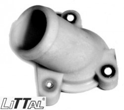 Littal T168  Water Pump Elbow Indica Plastic White 