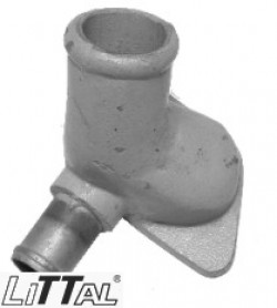 Littal T87  Water Pump Elbow Rear (Inlet) Indica Aluminiam 