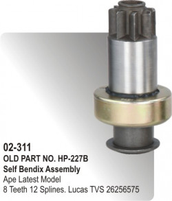 Self Bendix Ape Latest Model equivalent to 26256575 (HP-02-311)