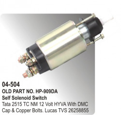 Self Solenoid Switch Tata 2515 TC New Model 12 Volt HYVA With DMC Cap & Copper Bolts equivalent to 26258855 (HP-04-504)