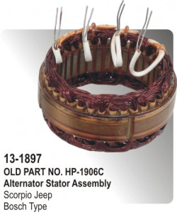 Alternator Stator Assembly Scorpio equivalent to Bosch Type (HP-13-1897)