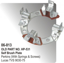 Self Brush & Rocker Plate Perkins (With Springs & Screws) equivalent to 9030-75 (HP-06-813)