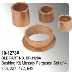 Self Pinion Bush (C.E.Bearing) Bushing Kit Massey Ferguson Set of 4 equivalent to 236237472649 (HP-10-1278#)