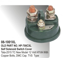 Self Solenoid Switch Cover Tata-2515 TC New Model 12 Volt HYVA equivalent to TVS Type (HP-08-1001)