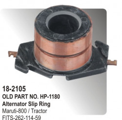 Alternator Slip Ring Maruti-800 / Tractor equivalent to FITS-262-114-59 (HP-18-2105)