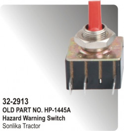 Hazard Warning Switch Sonalika Tractor (HP-32-2913)