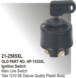 Ignition Switch Tata 1210 SE Deluxe Quality Plastic Body (Main Line Switch) equivalent to (HP-21-2565)