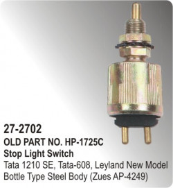 Stop Light Switch Tata 1210SE,Tata-608, Leyland NM Bottle Type Steel Body (Zues AP-4249) (HP-27-2702)