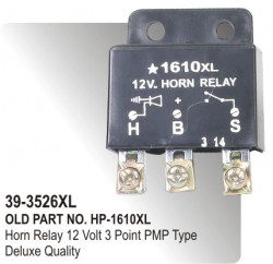 Horn Relay 12 Volt 3 Point PMP Type  (HP-39-3526)