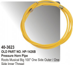 Pressure Horn Pipe (Nylon) Roots Musical Big 100" One Side Outer / One Side inner Thread (HP-40-3623)