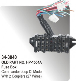 Fuse Box Commander Jeep DI Model With 2 Couplers (27 Wires) (HP-34-3040)