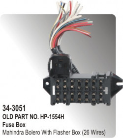 Fuse Box Mahinda Bolero With Flasher Box (26 Wires) (HP-34-3051)