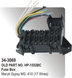 Fuse Box Maruti Gypsy MG -410 (17 Wires) (HP-34-3069)