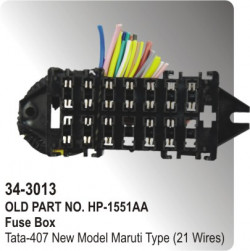 Fuse Box Tata-407 New Model Maruti Type (21 Wires) (HP-34-3013)