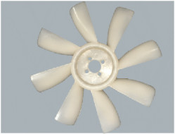 SILVER Radiator Fan Blade Ambassador (8 Wings) (Dia 357) 