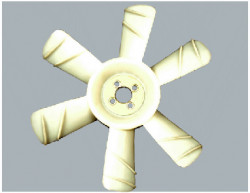 SILVER Radiator Fan Blade D.C.M.Toyota (Steel Plate) (Dia 380Mm) 