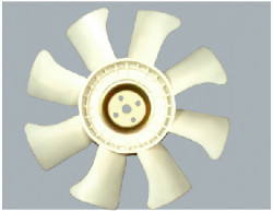 SILVER Radiator Fan Blade Eicher Canter (Steel Plate) (Dia 410Mm) 