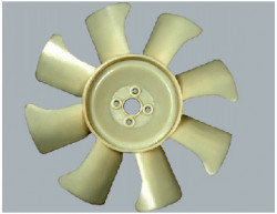 SILVER Radiator Fan Blade Swaraj Mazda (Dia 410Mm) 